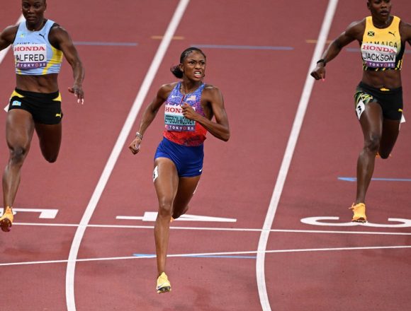 worldd1 Melissa Jefferson-Wooden Eyes Flo-Jo’s World Record