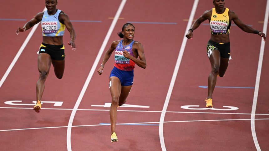 worldd1 Melissa Jefferson-Wooden Eyes Flo-Jo’s World Record